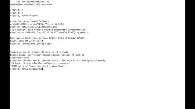 ArubaOS 8.7 - Building an IPv6 only WLAN смотреть онлайн