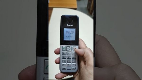 Как настроить дату и время на телефоне Siemens Gigaset