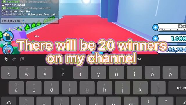 Giving away pets in Pet Simulator X!!![LIKE AND SUBSCRIBE AND COMMENT #Pets TO ENTER!!!] смотреть онлайн