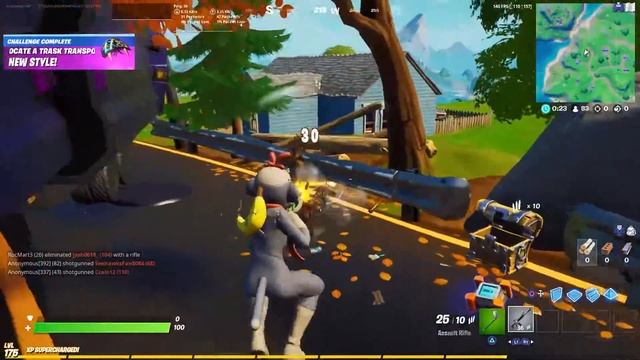 Locate a Trask Transport Truck Location - Fortnite (Week 5 Wolverine Challenge) смотреть онлайн