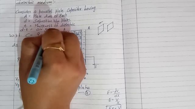 Capacitance of Parallel Plate Capacitor with Dielectric Medium, Chapter 2, Electrostatic Potential смотреть онлайн