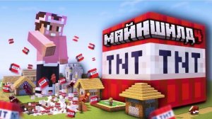 [dushenka] ВЗОРВАЛ СПАВН в начале ВЫЖИВАНИЯ на ОСТРОВЕ | МайнШилд 4 Серия 1