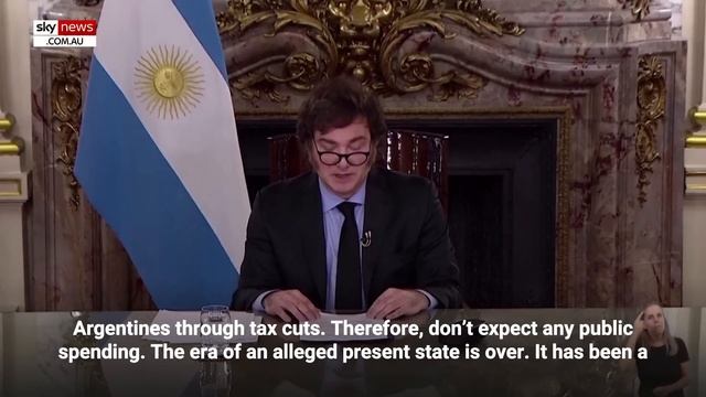 Javier Milei delivers Argentina's first quarterly budget surplus in 16 years смотреть онлайн