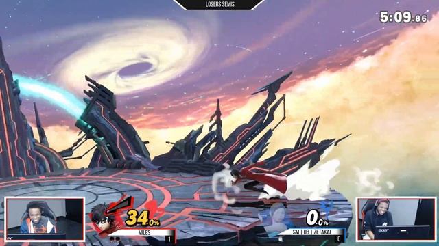 SmashLAN'd 89 - Losers Semis: Miles (Joker) vs SM | DB | Zetakai (Wii Fit Trainer) смотреть онлайн