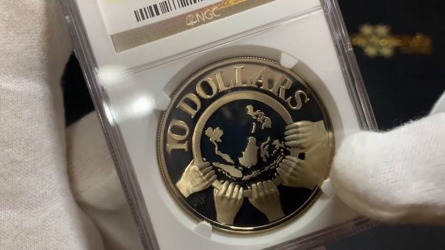 Singapore 🇸🇬 Silver Coins ... (Part 3) 1977 $10 ASEAN Silver Commemorative Review смотреть онлайн