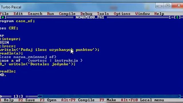 Kurs Pascal-a :Lekcja 08.Instrukcja watunkowa Case of смотреть онлайн