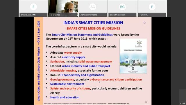 Day 1: FDP Program on “SMART CITIES – CONCEPT, STRATEGIES, OPPORTUNITIES AND CHALLENGES” смотреть онлайн