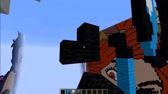 Minecraft - TERRA (Teen Titans Go!) Pixel Art Speed Build смотреть онлайн