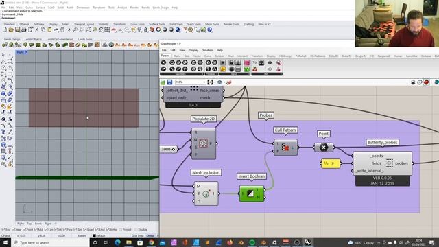 Butterfly CFD | Toy Plane Part 03 | Fluid Dynamics Inside Rhino Grasshopper3D Tutorial 11