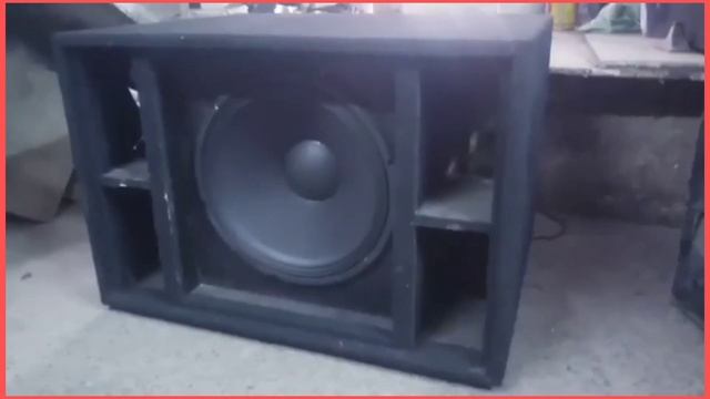 Unique pro 18 UPS 1000 watt speaker testing single 18 inch cabinet смотреть онлайн