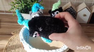 Какие же классные котики/Фактурная пряжа в действии/милашки нерпочки