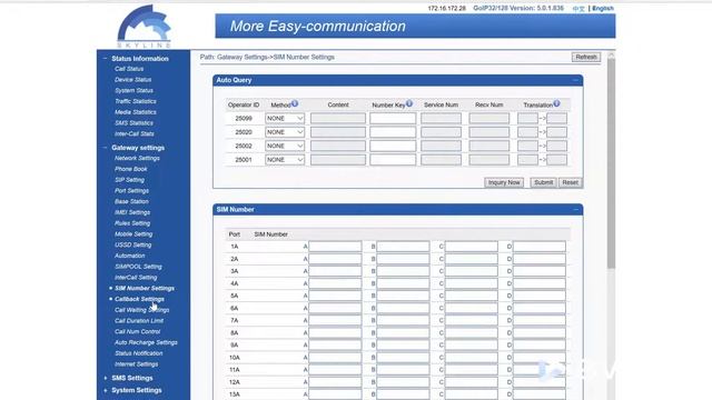 How to use SK 32-128/64-512 VOIP SMS gateway web interface introduction! смотреть онлайн