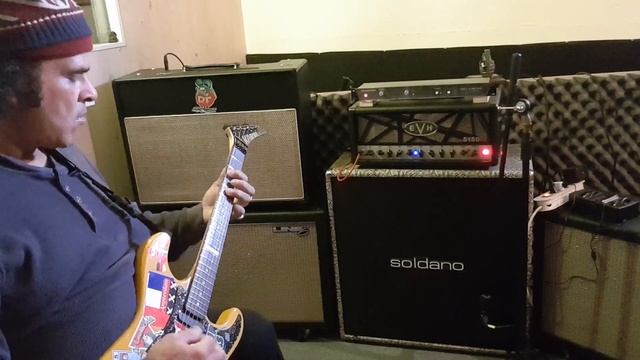 EVH 5150 50 watt El34 and Line 6 Flextone 3 demo part 1 смотреть онлайн