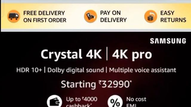 Samsung 43 inch 4K Smart TV On Amazon смотреть онлайн