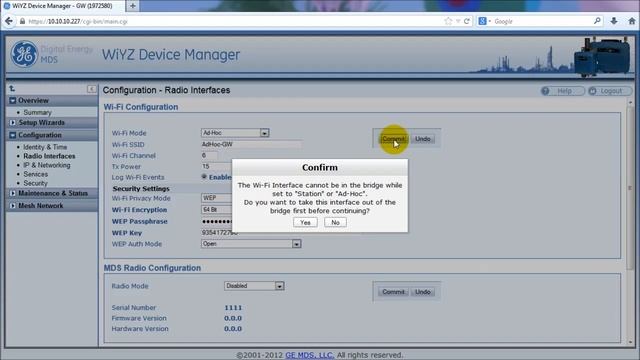 WI-1010 | WiYZ - Gateway WiFi Ad Hoc Mode Configuration v1.1 смотреть онлайн