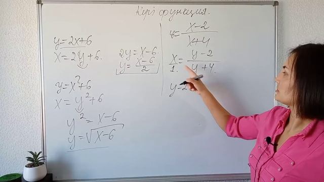 Кері функция, 10-сынып смотреть онлайн