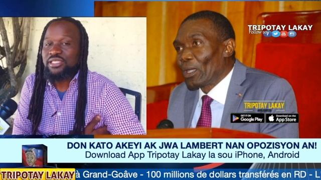Senatè DON KATO bat bravo e akeyi senatè Lambert ki kite Jovenel vinn nan Opozisyon смотреть онлайн
