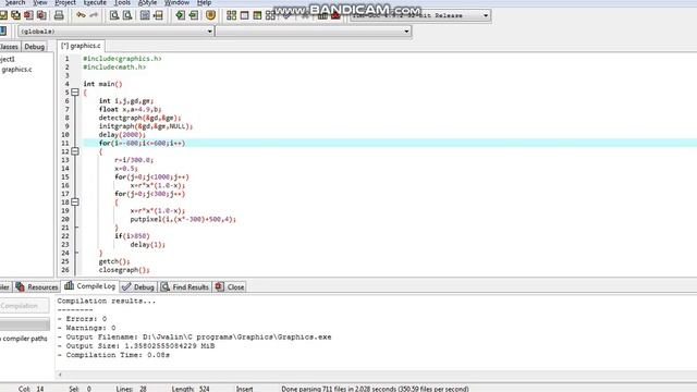 Gauss map in C смотреть онлайн