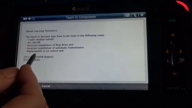 G scan 2009 BMW X5 Special function in Transmission смотреть онлайн