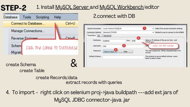 Database Integration with selenium #integration #database #databaseskills #jdbc #mysql_workbench смотреть онлайн