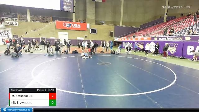87 Lbs Semifinal - Noah Brown, Jr. Knights Wrestling Club Vs Mason Katschor, Michigan D5e1 смотреть онлайн