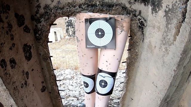 Винтовка МР-60 против SMERSH R4. Стрельба по манекену. смотреть онлайн