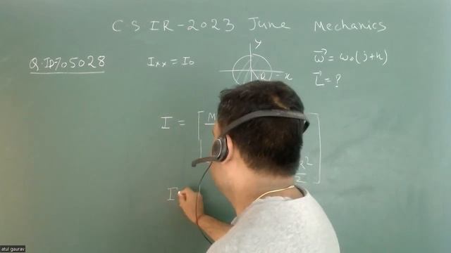 QID705028 | CSIR-NET |8 June 2023 | Classical mechanics |Moment of Inertia Tensor | Atul Gaurav смотреть онлайн