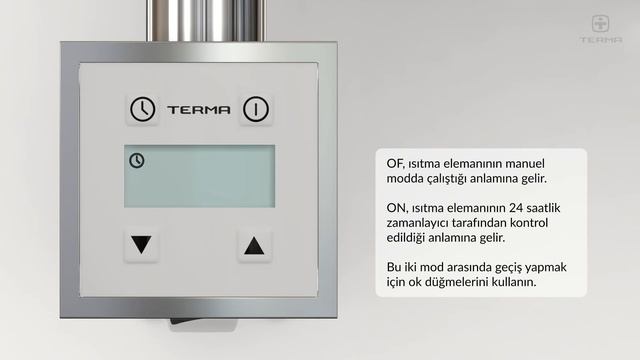 Terma KTX 3 Elektrik Isıtma Elemanı – 24 Saatlik Zamanlayıcıyı Programlama смотреть онлайн