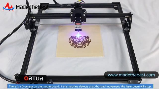 LATEST 20W ORTUR LASER ENGRAVING MACHINE смотреть онлайн