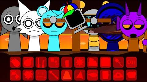 Incredibox - горячо как лава, но Sprunki новая версия! смотреть онлайн