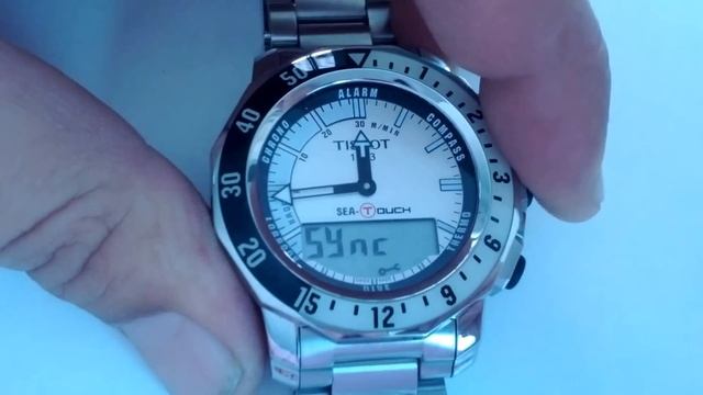 Reset the hands on Tissot Sea Touch смотреть онлайн
