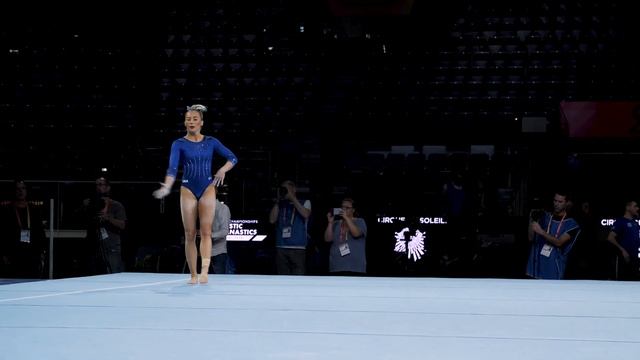 MyKayla Skinner (USA) FX - 2019 World Championships - Podium Training смотреть онлайн
