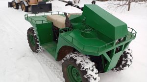 Полноприводный квадроцикл с двигателем лифан 17л.с. Часть 3