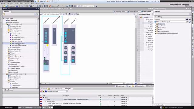 Safety Integrated Commissioning of SINAMICS S120 with Startdrive смотреть онлайн