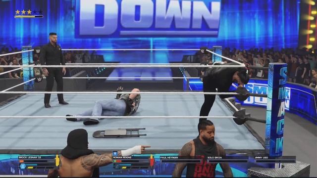 WWE 2K24 Hollywood Roman Reigns vs (cowboy) Brock Lesnar ￼ смотреть онлайн