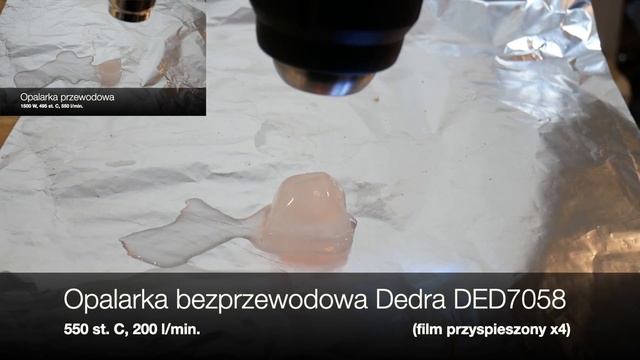#099 Opalarka akumulatorowa Dedra DED7058 смотреть онлайн
