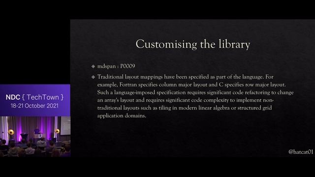 Introducing a matrix class to the C++ standard library - Guy Davidson - NDC TechTown 2021 смотреть онлайн