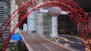 Макет для музея городского хозяйства города Москвы, ВДНХ павильон №5.