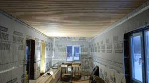 Обшивка потолка вагонкой