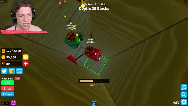 We Dug STRAIGHT DOWN For Treasure! (Roblox) смотреть онлайн