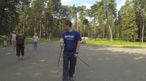 Техника скандинавской ходьбы  Полный урок по скандинавской ходьбе для новичков