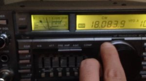 Icom 735 - SSB and CW Demo - 100 Watt TX - IW2NOY