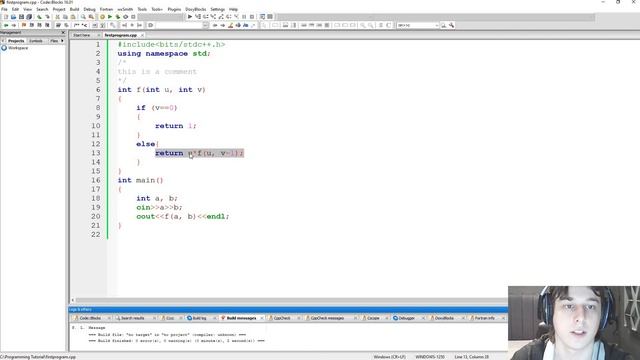 Basics of C++ | Arrays, Vectors | Recursive function | Programming tutorial for beginners [Lesson 3 смотреть онлайн