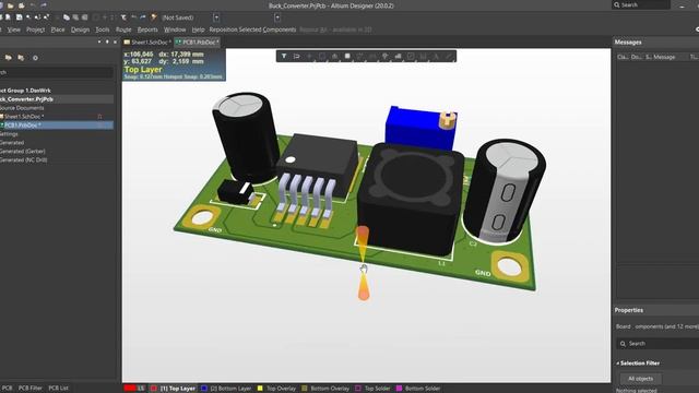 Altium Designer ile PCB Tasarım: Buck Dönüştürücü | PCB Design with Altium Designer: Buck Converter смотреть онлайн