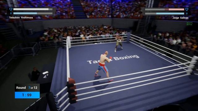 Boxing Game With Active Ragdoll Physics. Tactic Boxing. Gameplay #1 Full Fight Vs AI