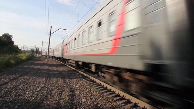 [РЖД][МЖД] Электровоз ЧС2К с поездом 125 смотреть онлайн
