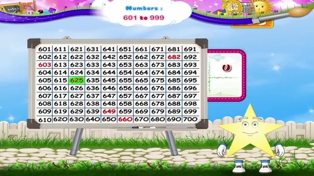 Learn Grade 2 - Maths - Numbers 601 to 700 смотреть онлайн