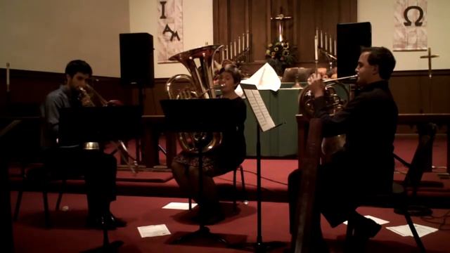 International Low Brass Trio plays Fanfare by Eric Choate смотреть онлайн