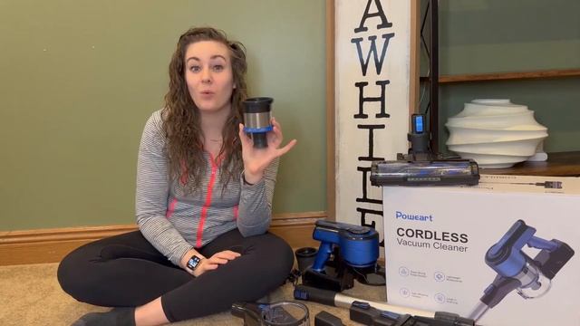 Unboxing & Review Power cordless handheld vacuum cleaner POWEART 8 in 1 смотреть онлайн