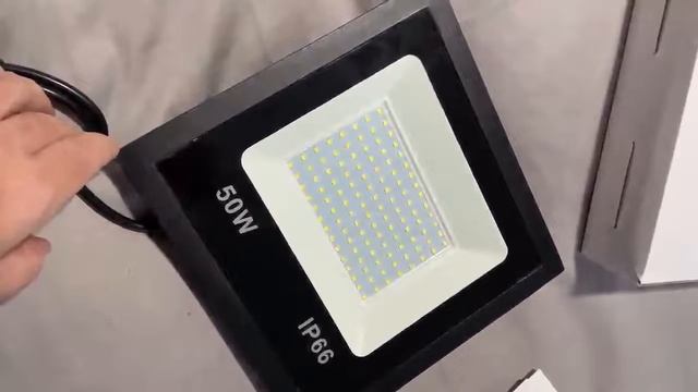 Nicetai 50W LED Flood Light,Super Bright 4800LM 6500K LED Sercurity Lights Review смотреть онлайн